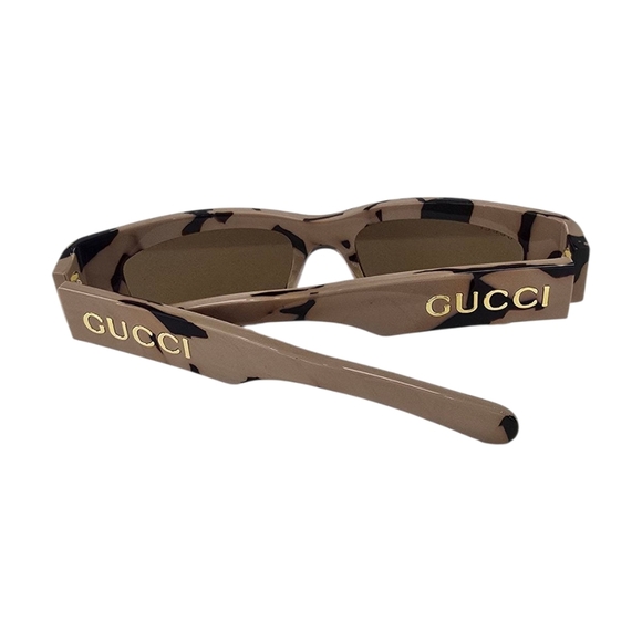 Gucci Brown and Black Patterned Sunglasses - Picture 4 of 6